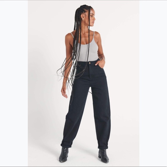 NEW ROLLA’S Genie Barrel Leg High Rise Jeans 24 - Picture 2 of 8